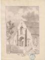 1 vue Eglise de Berzy le sec/(1er aout 1871)