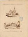 1 vue La Thierache./Eglise de Bosmont/chateau de Bosmont