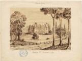 1 vue Canton de Crecy/chateau de Couvron (1850)